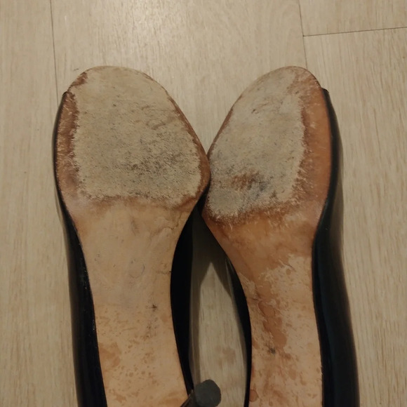 STUART WEITZMAN Black Solid Patent Leather Pumps - Picture 8 of 8